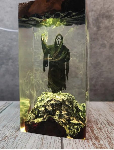 Gothic Resin Horror Lamp