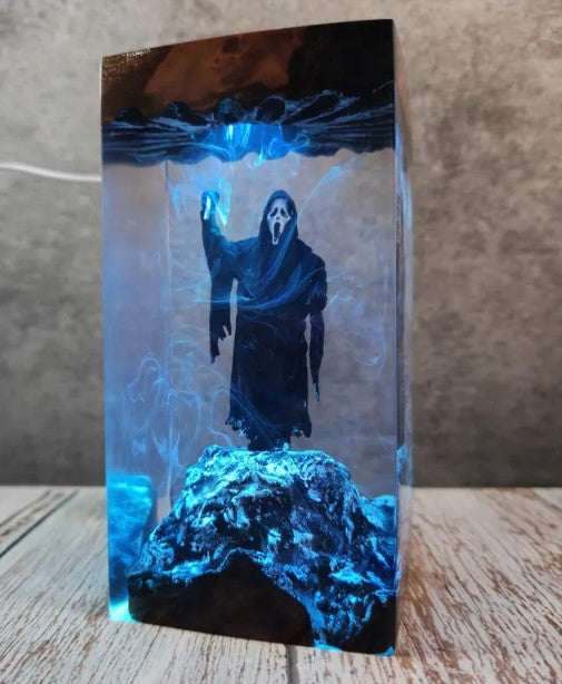 Gothic Resin Horror Lamp