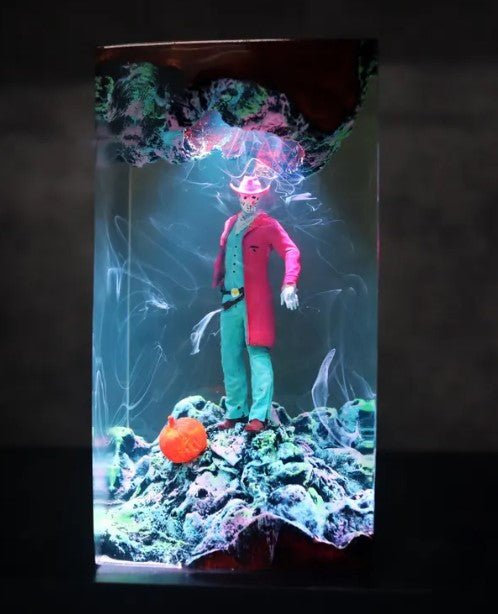 Gothic Resin Horror Lamp